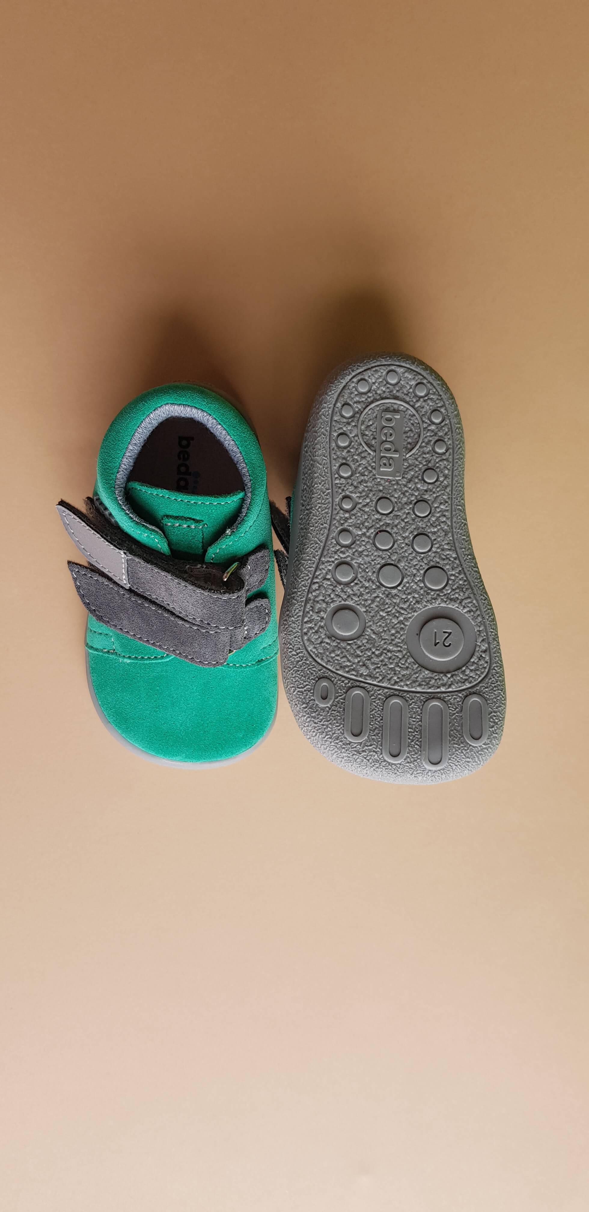 Barefoot Preschool Shoes - Leafy Green
