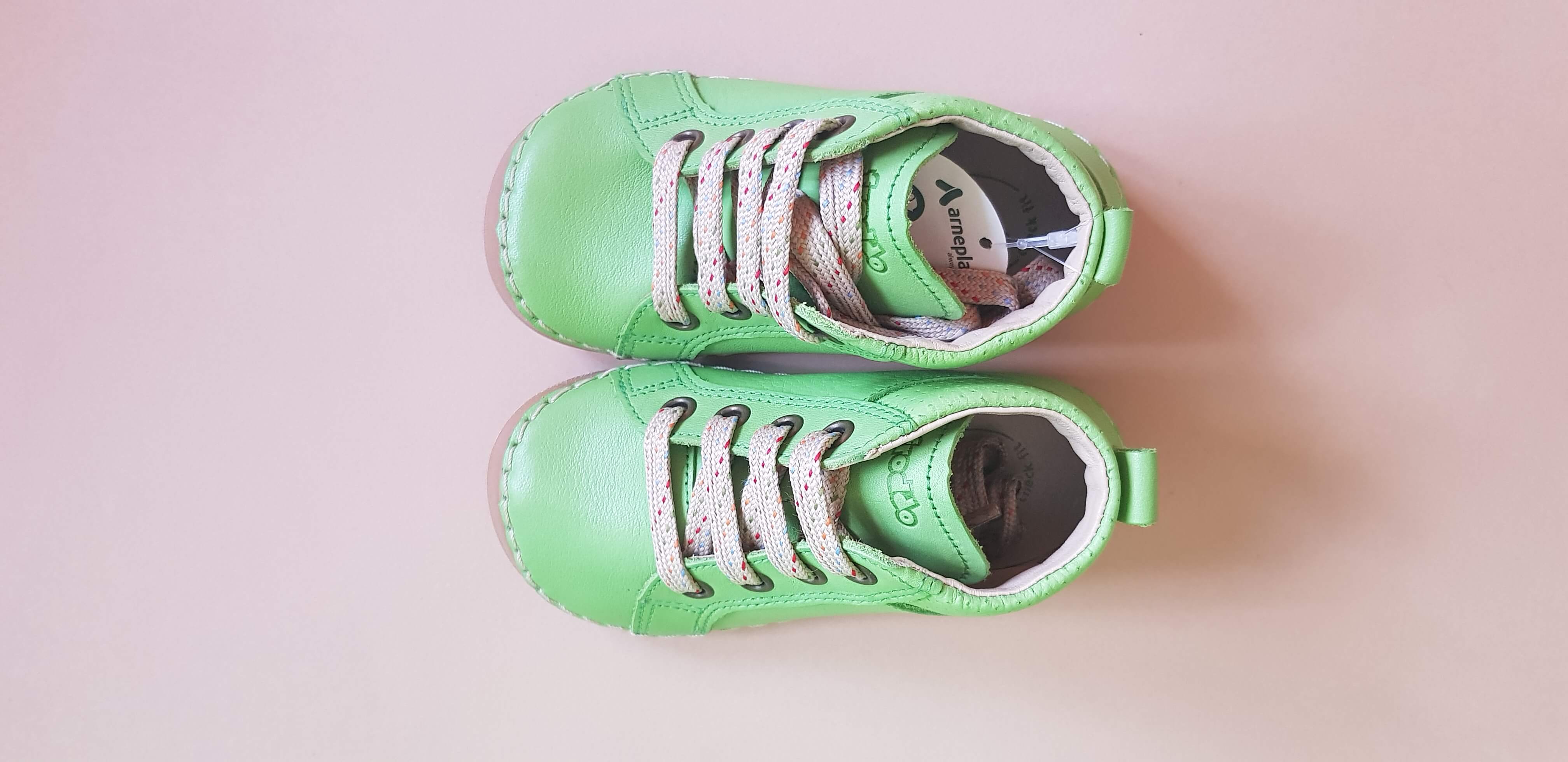 Preschool Shoes with Laces - Green